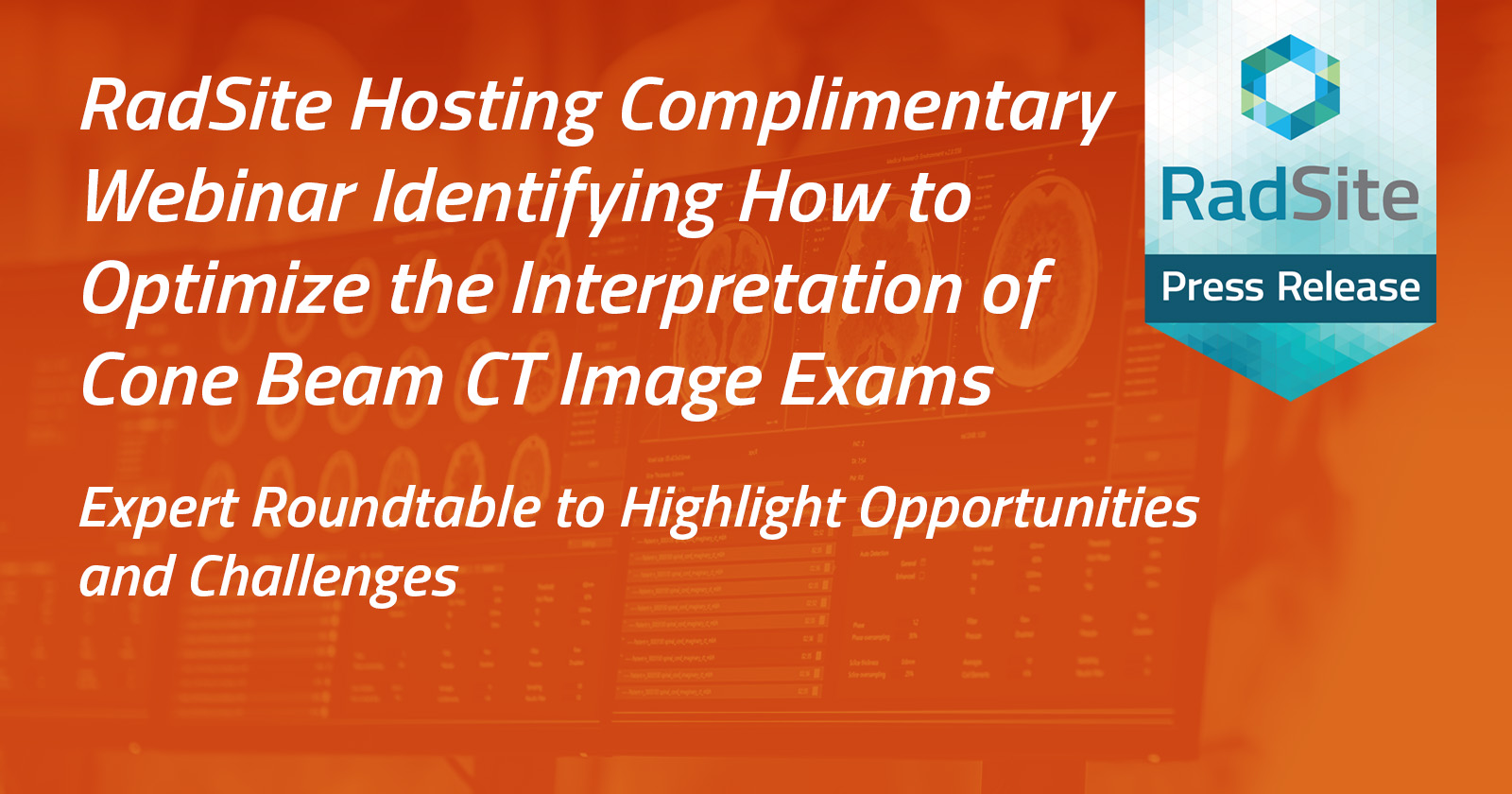 Cone Beam CT Image Exam December 2022 Webinar