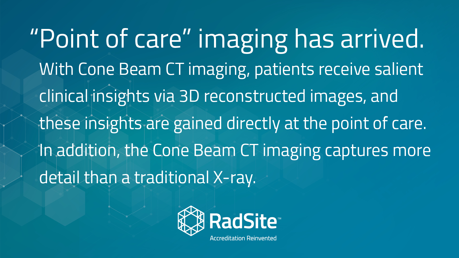 Cone Beat CT imaging | RadSite